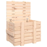 Vidaxx boîte de rangement 58x40,5x42 cm bois de pin massif