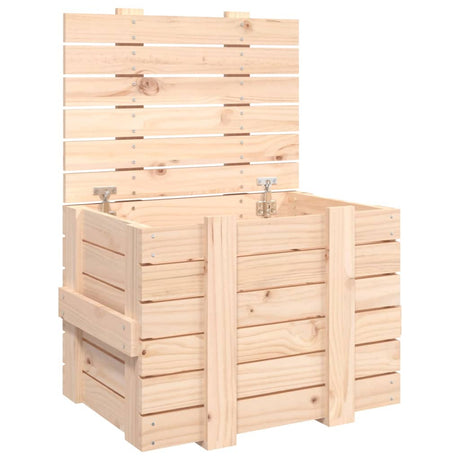 Vidaxx boîte de rangement 58x40,5x42 cm bois de pin massif