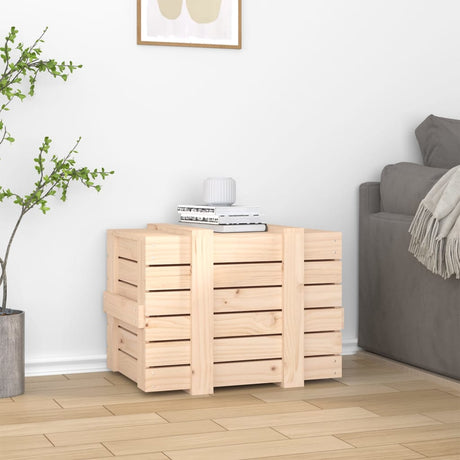Vidaxx boîte de rangement 58x40,5x42 cm bois de pin massif