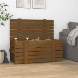 Vidaxx boîte de rangement 91x40,5x42 cm bois de pin massif marron miel