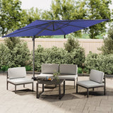 Vidaxl Floating parasol with aluminum pole 400x300 cm azure blue