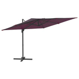 Vidaxl Floating parasol with aluminum pole 400x300 cm burgundy red