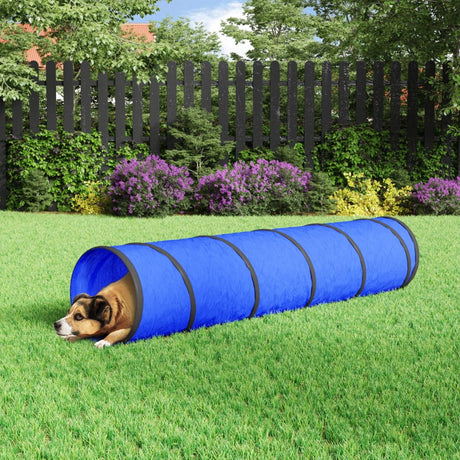 VidaXL Tunnel pour chien Ø 40 x 200 cm polyester bleu