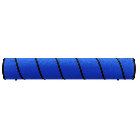 Vidaxxl tunnel pour chien ø 50x300 cm polyester bleu