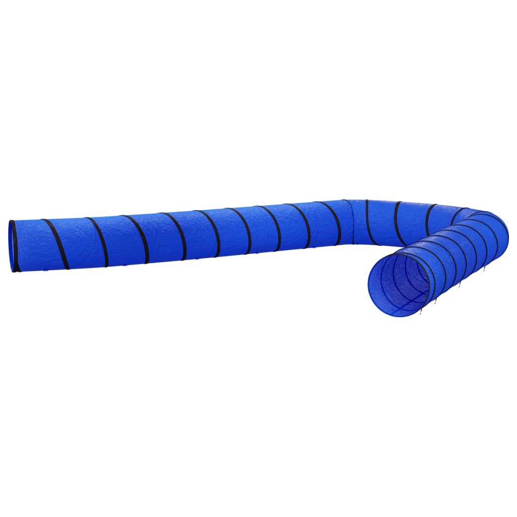 Vidaxxl tunnel pour chien ø 55x1000 cm polyester bleu