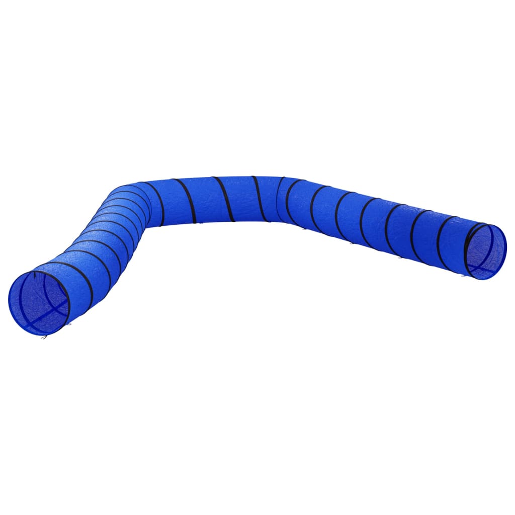Vidaxxl tunnel pour chien ø 55x1000 cm polyester bleu