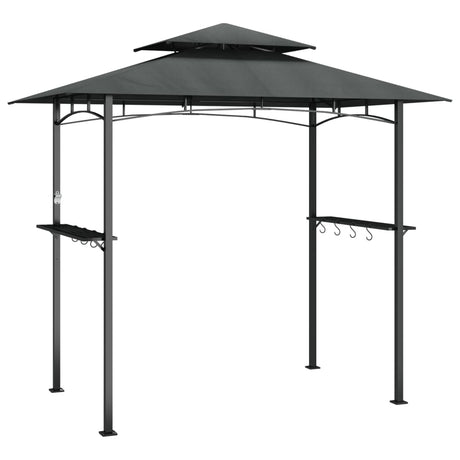 Vidaxx auvent pour barbecue 240x150x243 cm acier anthracite