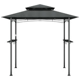 Vidaxx auvent pour barbecue 240x150x243 cm acier anthracite