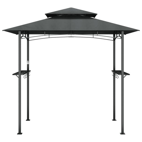 Vidaxx auvent pour barbecue 240x150x243 cm acier anthracite