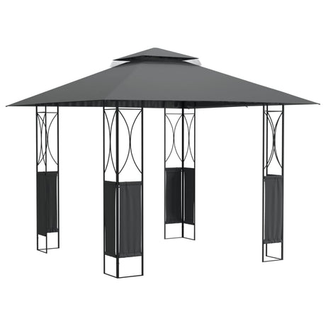 Tonnelle Vidaxx avec toit 300x300x270 cm acier anthracite