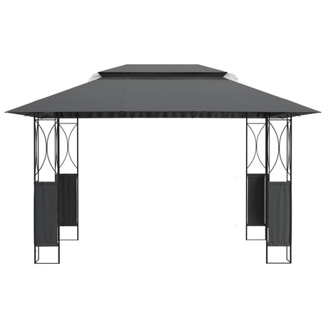 Tonnelle Vidaxx avec toit 400x300x270 cm acier anthracite