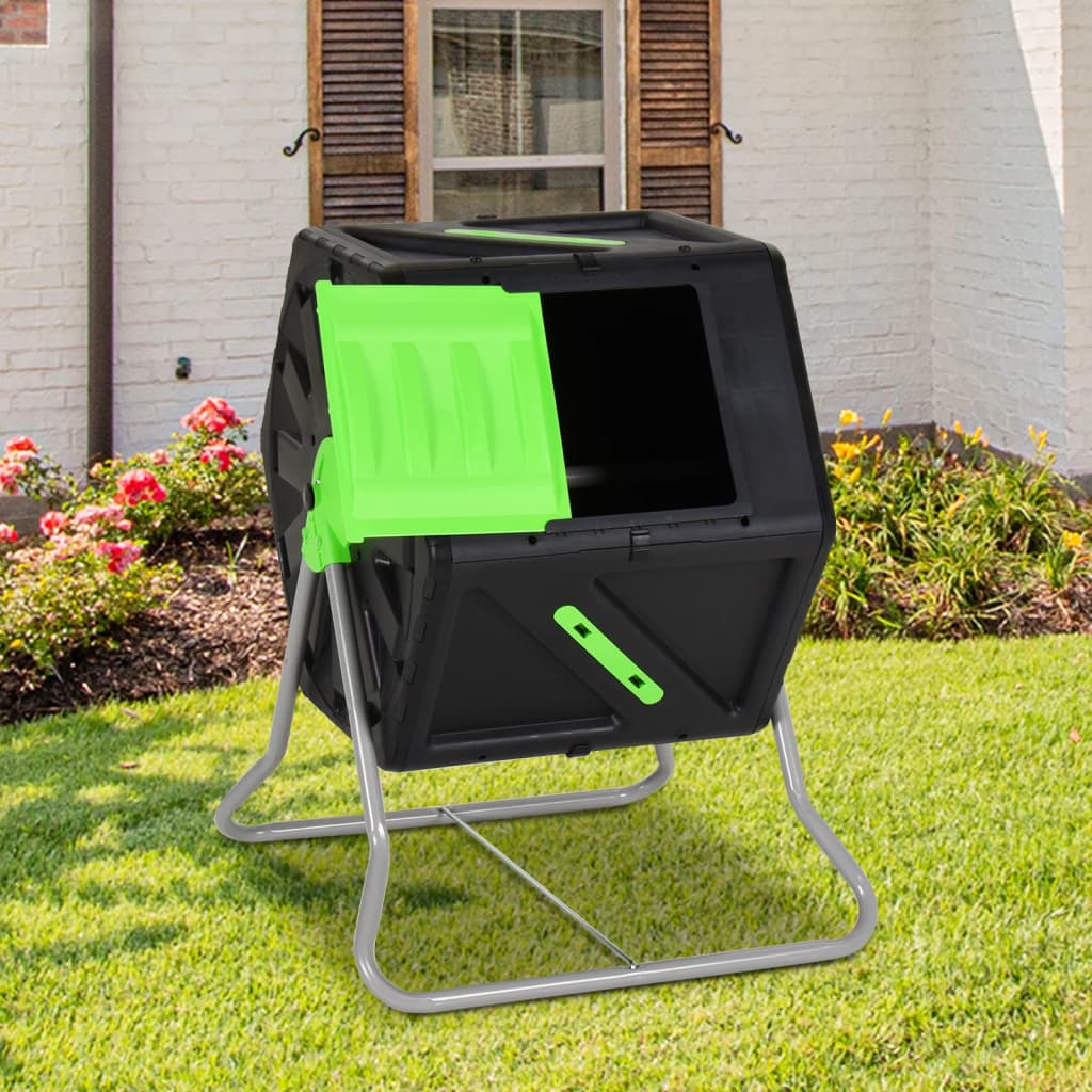 Vidaxx fût de compostage 105 l 60x58x74 cm polypropylène
