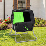 Vidaxx fût de compostage 105 l 60x58x74 cm polypropylène