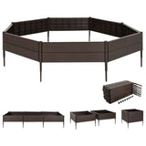 Vidaxx jardinière surélevée 120x120x20 cm polypropylène