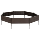 Vidaxx jardinière surélevée 120x120x20 cm polypropylène