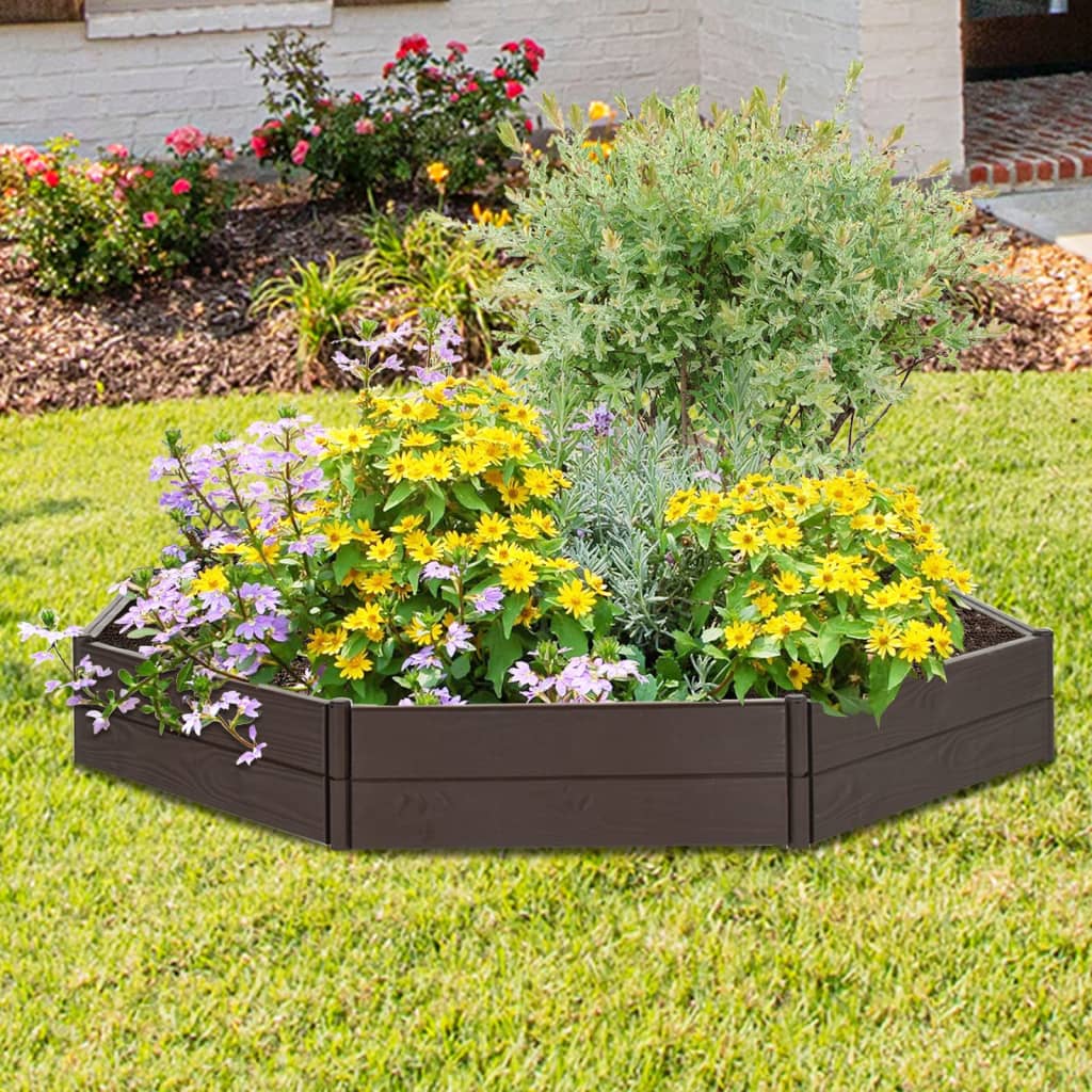 Vidaxx jardinière surélevée 120x120x20 cm polypropylène