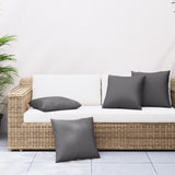 Vidaxx coussins de canapé 4 pcs 40x40 cm tissu anthracite