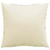 Vidaxx coussins de canapé 4 pcs 40x40 cm tissu couleur crème