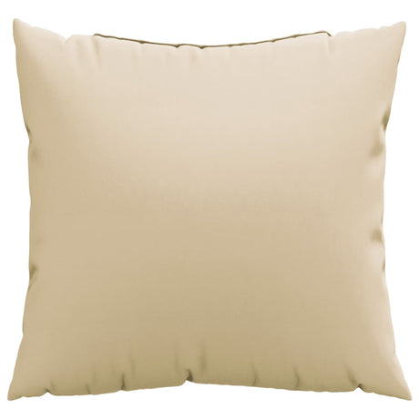 Vidaxx coussins de canapé 4 pcs 40x40 cm tissu beige