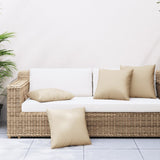 Vidaxx coussins de canapé 4 pcs 40x40 cm tissu beige