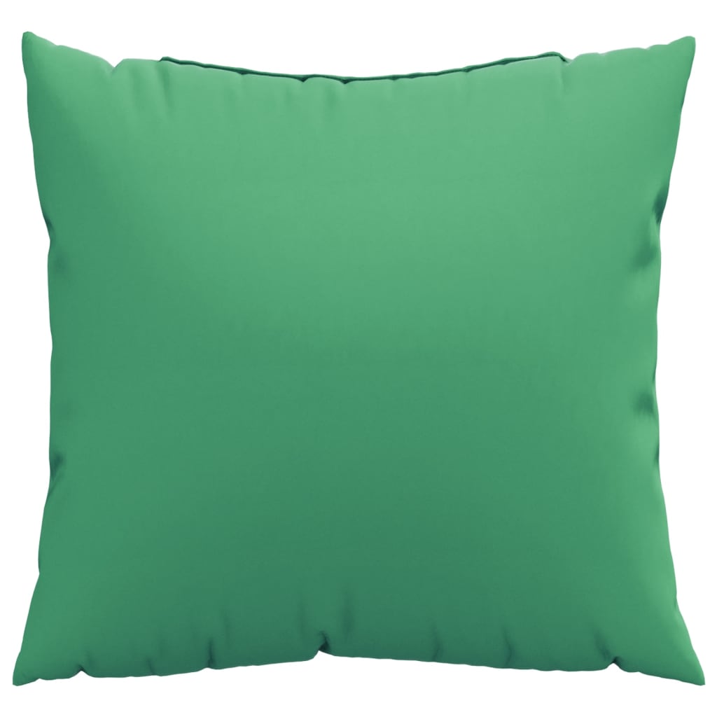 VidaXL Coussins de canapé 4 pcs 40x40 cm tissu vert