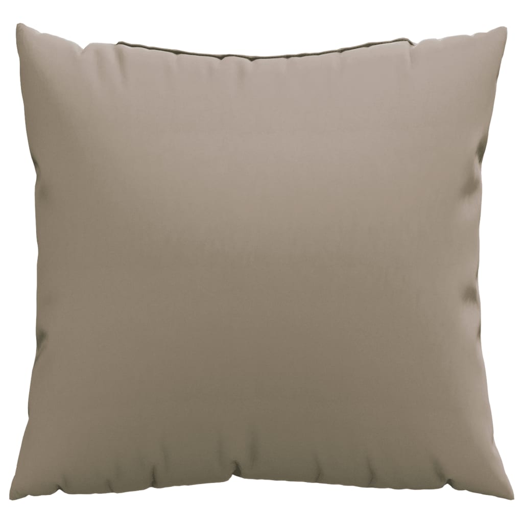 VidaXL coussins de canapé 4 pcs 40x40 cm tissu taupe
