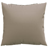 VidaXL coussins de canapé 4 pcs 40x40 cm tissu taupe