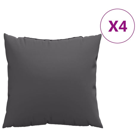 Vidaxx coussins de canapé 4 pcs 50x50 cm tissu anthracite