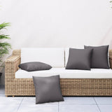 Vidaxx coussins de canapé 4 pcs 50x50 cm tissu anthracite