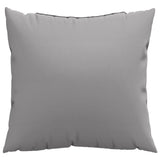 VidaXL coussins de canapé 4 pcs 50x50 cm tissu gris