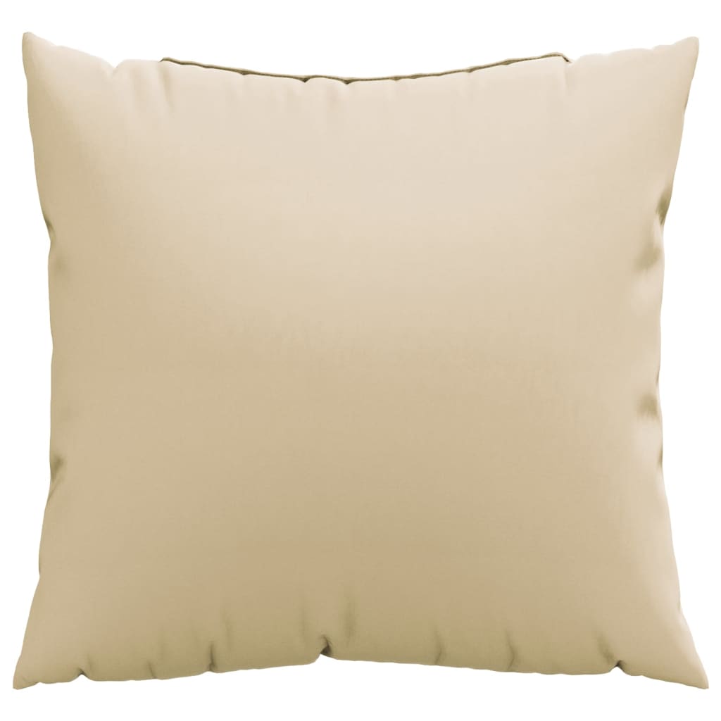 VidaXL coussins de canapé 4 pcs 50x50 cm tissu beige