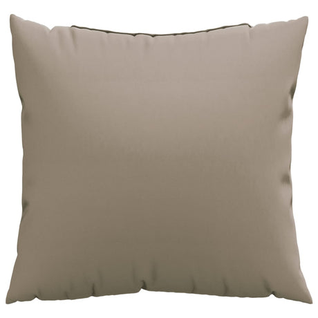 VidaXL coussins de canapé 4 pcs 50x50 cm tissu taupe