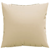 VidaXL Coussins de canapé 4 pcs 60x60 cm tissu beige