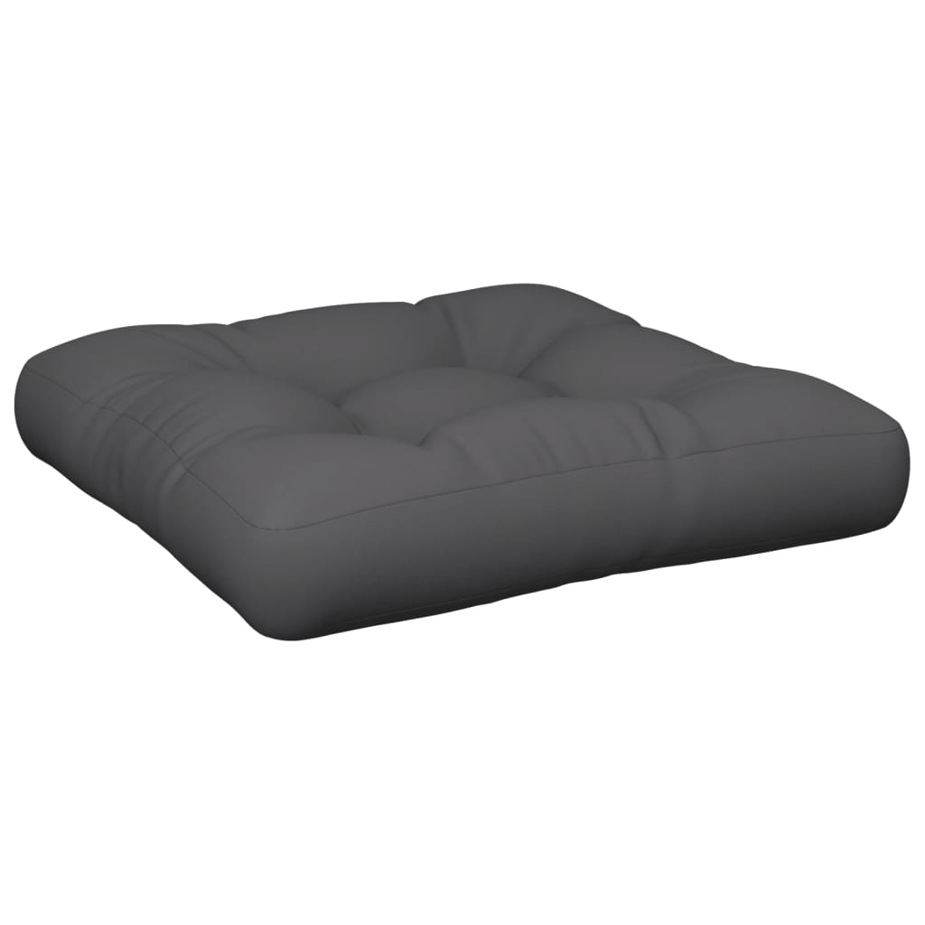 Vidaxx coussin palette 50x50x12 cm tissu anthracite