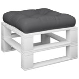 Vidaxx coussin palette 50x50x12 cm tissu anthracite