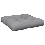 VidaXL coussin de palette 50x50x12 cm tissu gris