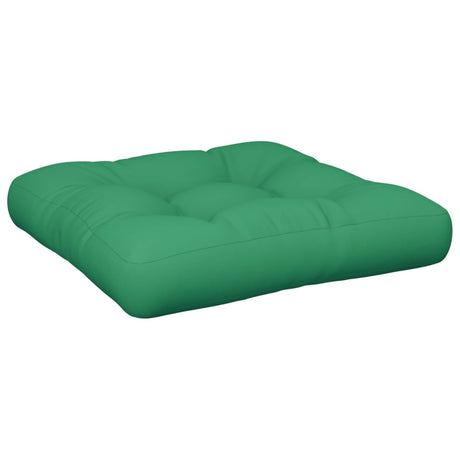 VidaXL coussin de palette 50x50x12 cm tissu vert