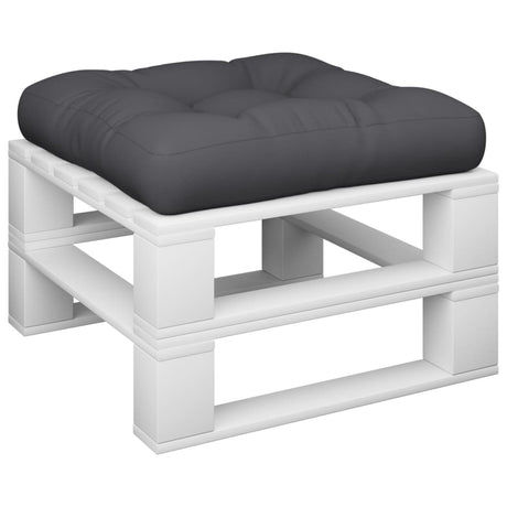 VidaXL coussin de palette 50x50x12 cm tissu noir