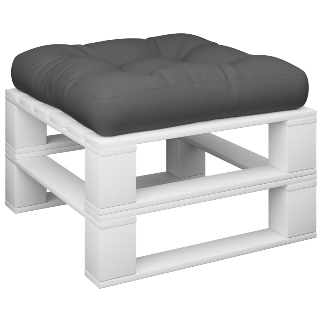 Vidaxx coussin palette 60x60x12 cm tissu anthracite