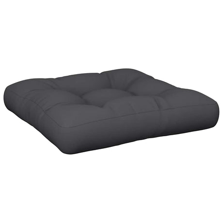 VidaXL coussin de palette 60x60x12 cm tissu noir