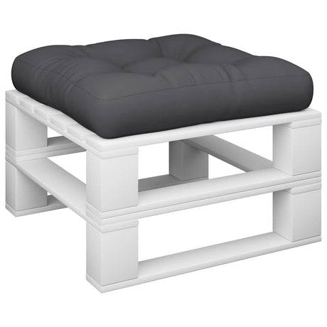 VidaXL coussin de palette 60x60x12 cm tissu noir