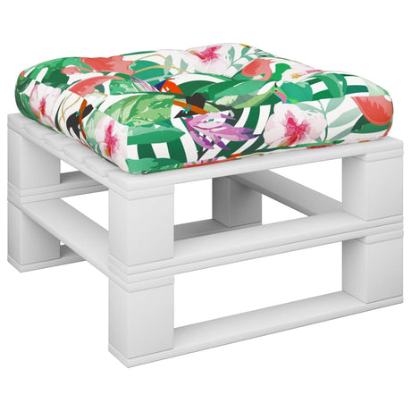 Vidaxl palletkussen 60x60x12 cm stof meerkleurig