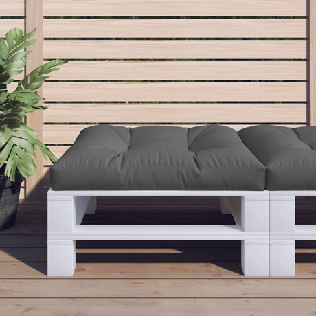 Vidaxx coussin palette 70x70x12 cm tissu anthracite