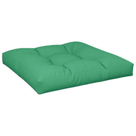 VidaXL coussin de palette 70x70x12 cm tissu vert