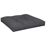 VidaXL coussin de palette 70x70x12 cm tissu noir