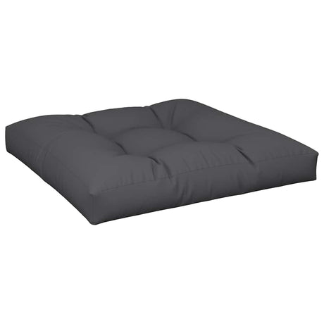 VidaXL coussin de palette 70x70x12 cm tissu noir