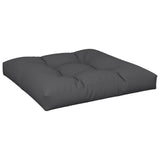 Coussin de palette vidaxl 70x70x12 cm tissu noir