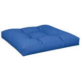 VidaXL Coussin palette 70x70x12 cm tissu bleu royal