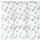 VidaXL coussin palette motif feuille 70x70x12 cm tissu