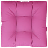 VidaXL Coussin de palette 70x70x12 cm tissu rose